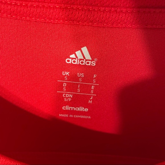 Adidas Running Top :: Long Sleeve :: Size Small :: Red - Picture 2 of 3